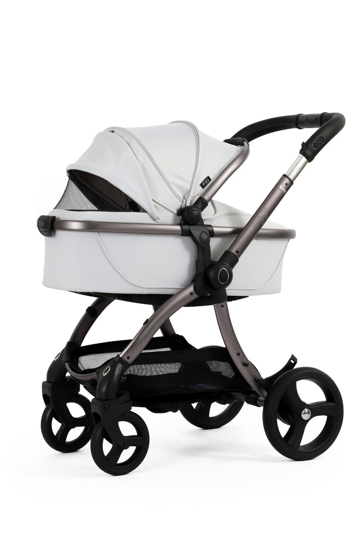 Egg Prams & Pushchairs Egg 3 Stroller and Carrycot - Houndstooth Silver
