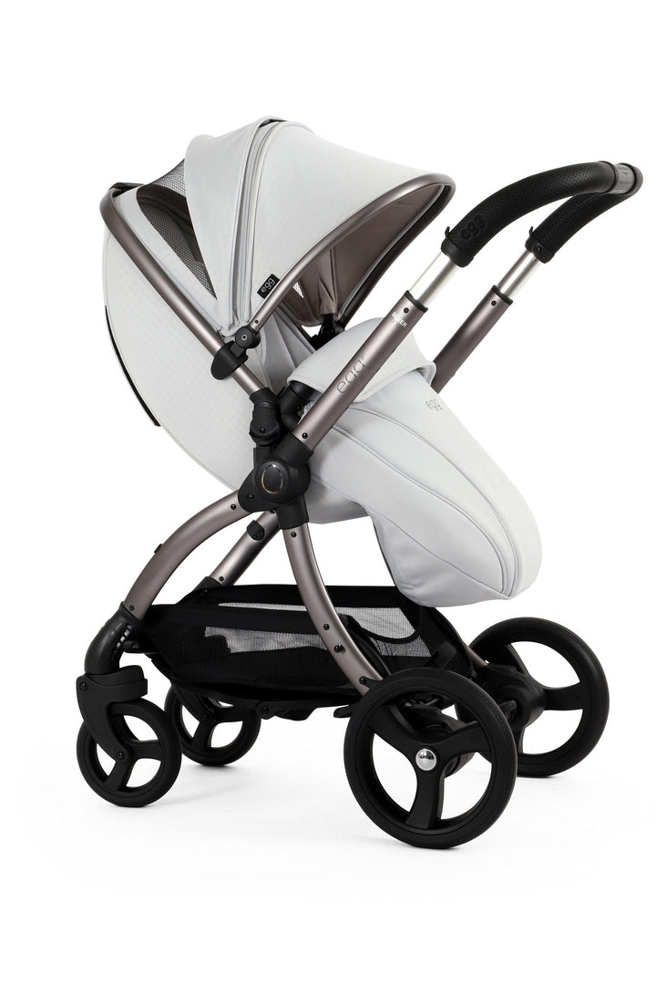 Egg Prams & Pushchairs Egg 3 Stroller and Carrycot - Houndstooth Silver