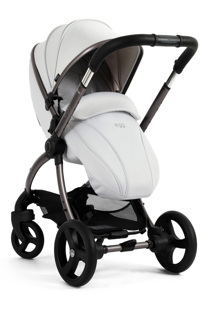 Egg Prams & Pushchairs Egg 3 Stroller and Carrycot - Houndstooth Silver