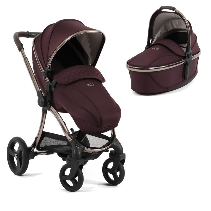 Egg Prams & Pushchairs Egg 3 Stroller and Carrycot - Mulberry