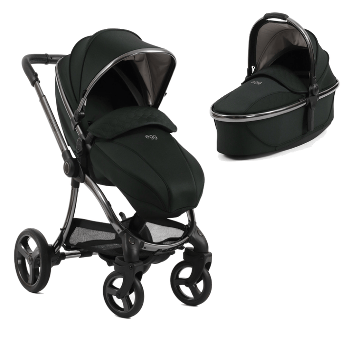 Egg Pushchairs Egg 3 Shnuggle 9-Piece Bundle - Black Olive