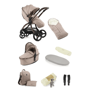 Egg Pushchairs Egg 3 Shnuggle 9-Piece Bundle - Houndstooth Almond