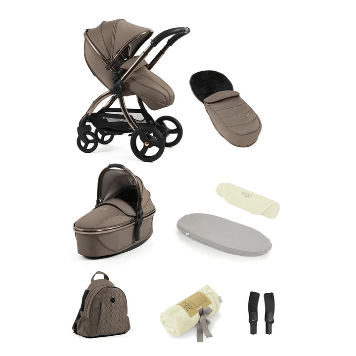 Egg Pushchairs Egg 3 Shnuggle 9-Piece Bundle - Mink