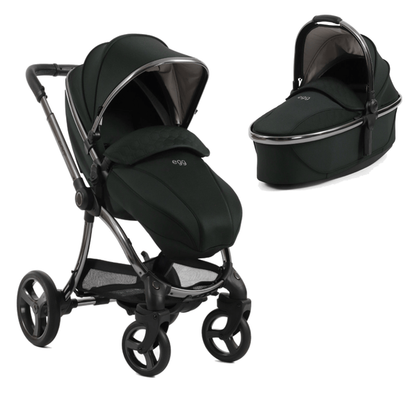 Egg Pushchairs Egg 3 Stroller and Carrycot - Black Olive