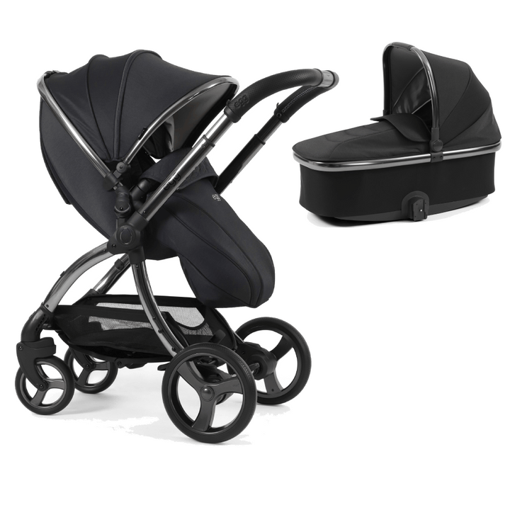 Egg Pushchairs Egg 3 Stroller and Carrycot - Carbonite