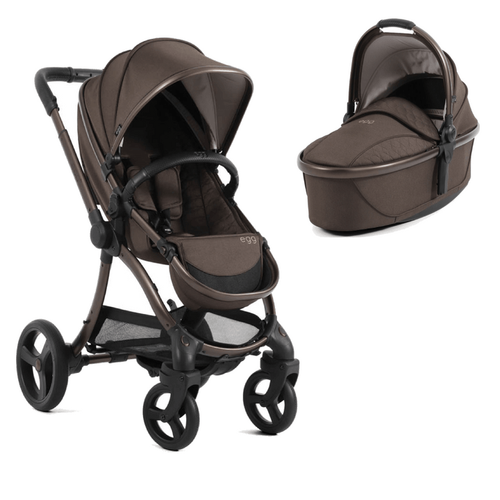 Egg Pushchairs Egg 3 Stroller and Carrycot - Chocolate Velvet