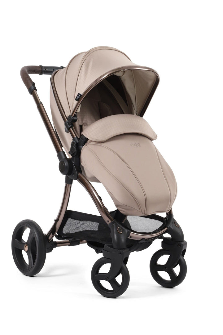 Egg Pushchairs Egg 3 Stroller and Carrycot - Houndstooth Almond