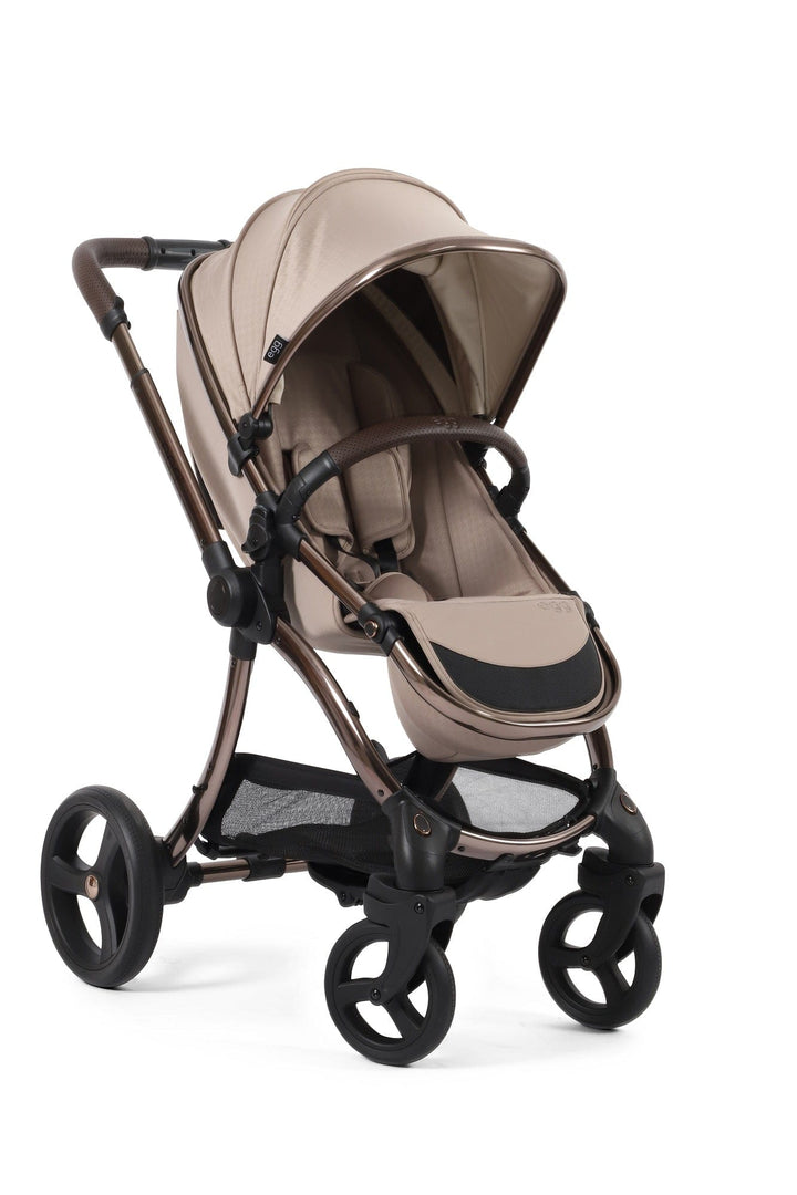 Egg Pushchairs Egg 3 Stroller and Carrycot - Houndstooth Almond