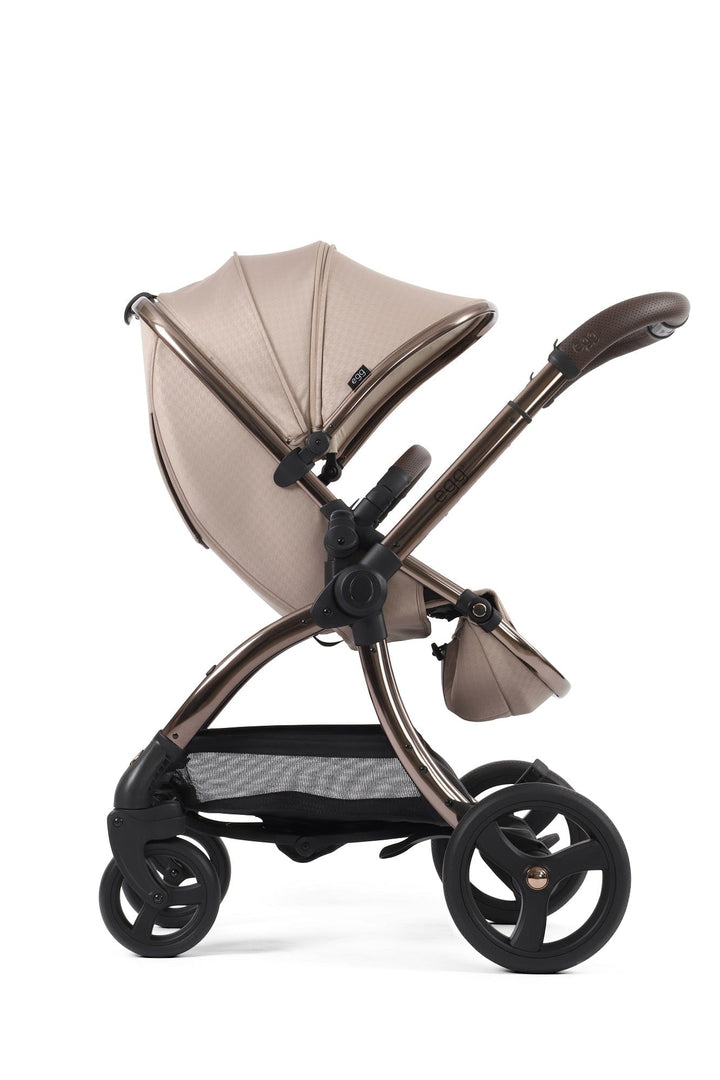 Egg Pushchairs Egg 3 Stroller and Carrycot - Houndstooth Almond