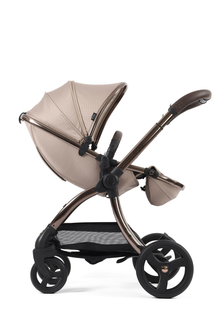 Egg Pushchairs Egg 3 Stroller and Carrycot - Houndstooth Almond