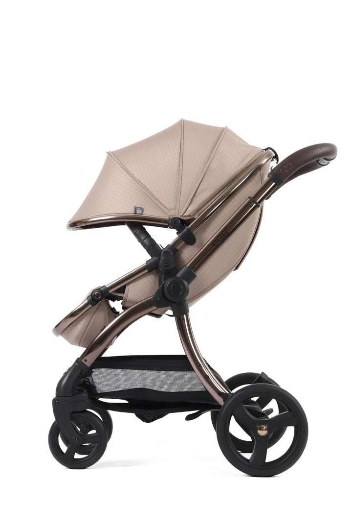 Egg Pushchairs Egg 3 Stroller and Carrycot - Houndstooth Almond