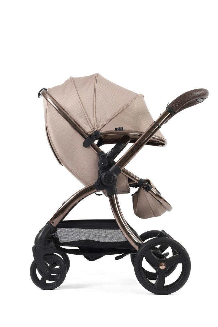 Egg Pushchairs Egg 3 Stroller and Carrycot - Houndstooth Almond