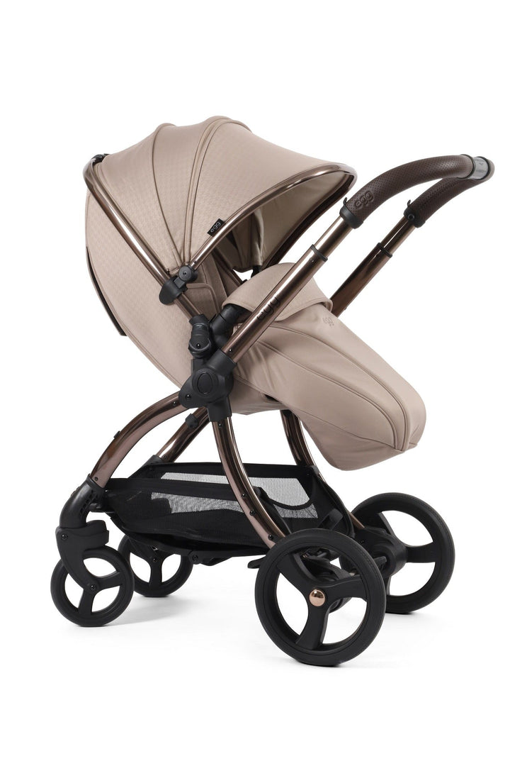 Egg Pushchairs Egg 3 Stroller and Carrycot - Houndstooth Almond