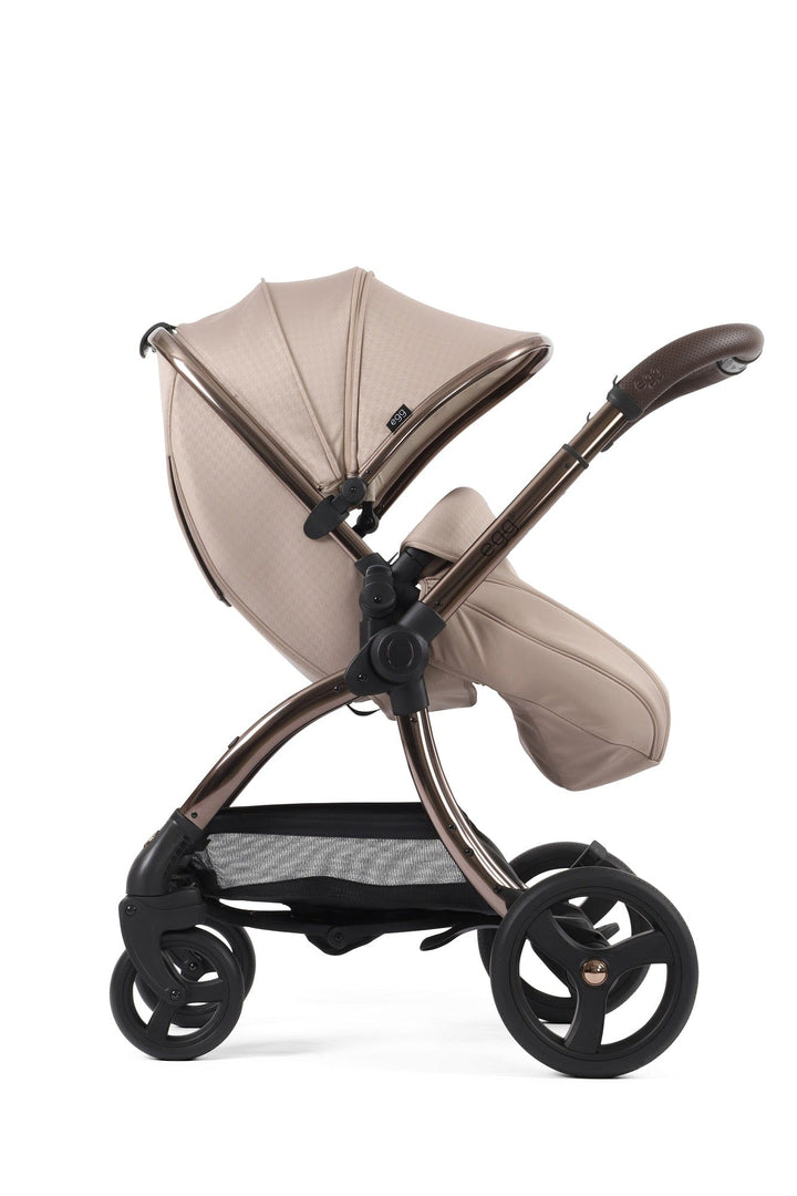 Egg Pushchairs Egg 3 Stroller and Carrycot - Houndstooth Almond