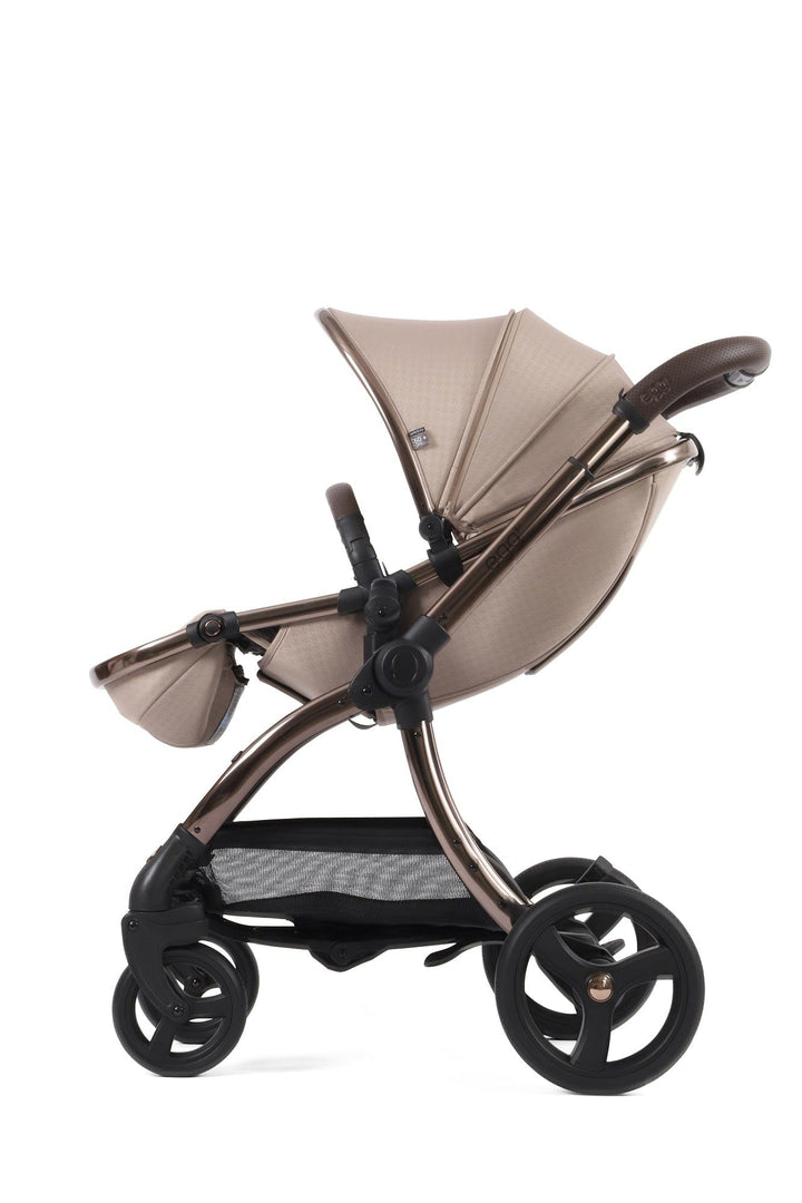 Egg Pushchairs Egg 3 Stroller and Carrycot - Houndstooth Almond