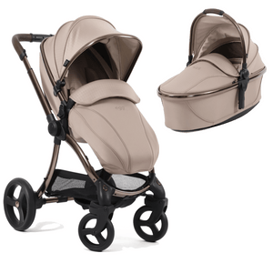 Egg Pushchairs Egg 3 Stroller and Carrycot - Houndstooth Almond