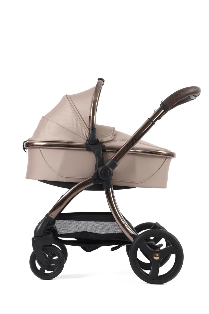 Egg Pushchairs Egg 3 Stroller and Carrycot - Houndstooth Almond