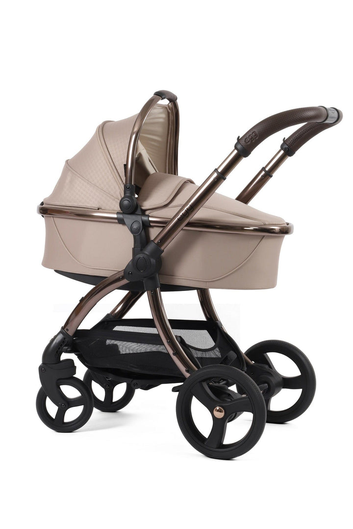 Egg Pushchairs Egg 3 Stroller and Carrycot - Houndstooth Almond