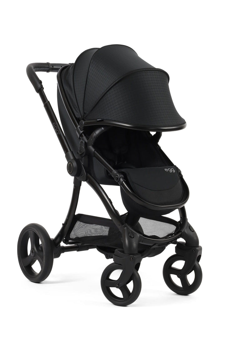 Egg Pushchairs Egg 3 Stroller and Carrycot - Houndstooth Black