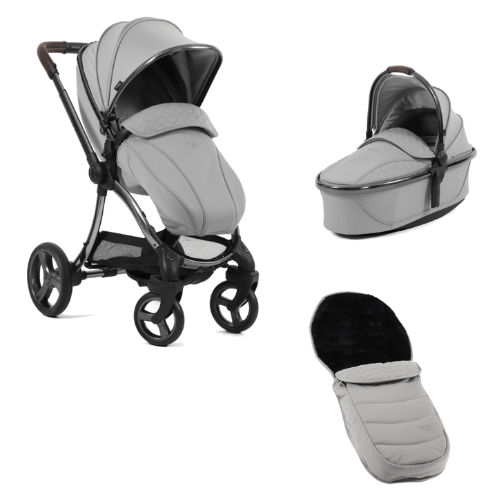 Egg Pushchairs Egg 3 Stroller Essential Bundle - Glacier