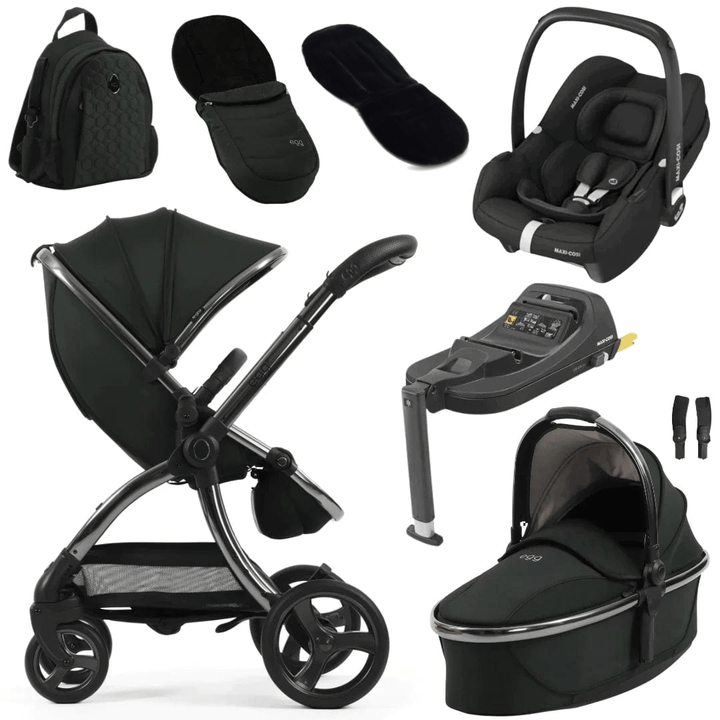 Egg Travel Systems Black Egg 3 Luxury Cabriofix i-Size Travel System - Black Olive