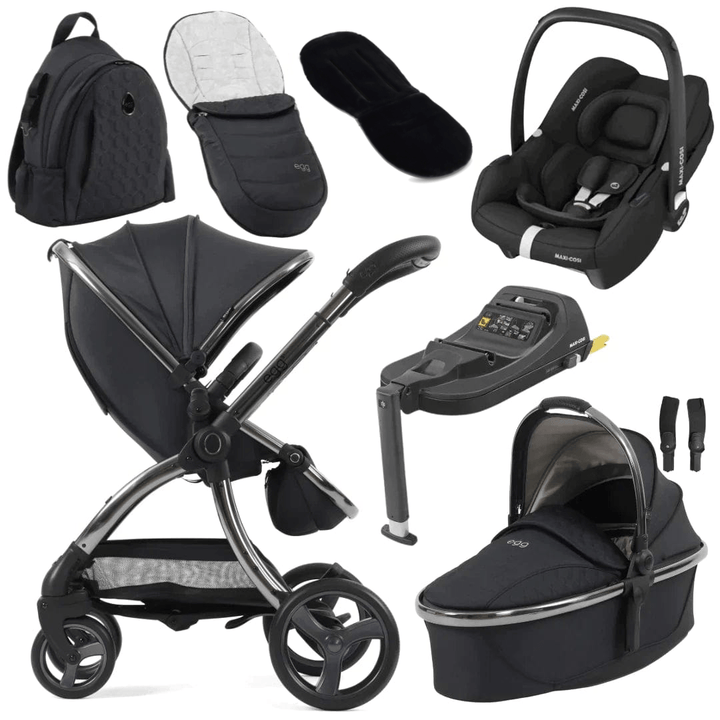 Egg Travel Systems Black Egg 3 Luxury Cabriofix i-Size Travel System - Carbonite