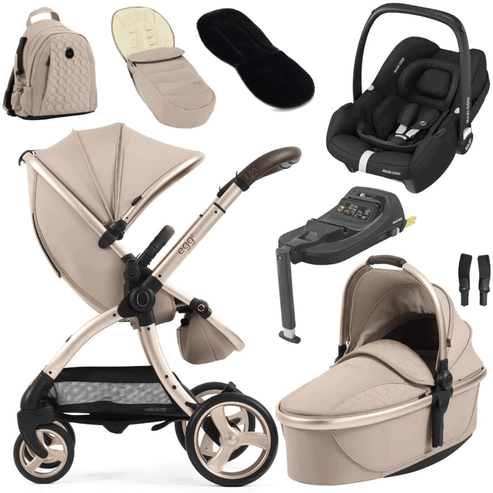 Egg Travel Systems Black Egg 3 Luxury Cabriofix i-Size Travel System - Feather