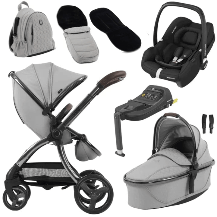 Egg Travel Systems Black Egg 3 Luxury Cabriofix i-Size Travel System - Glacier