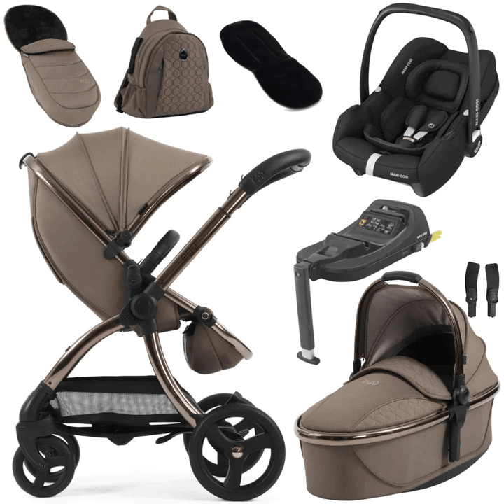 Egg Travel Systems Black Egg 3 Luxury Cabriofix i-Size Travel System - Mink