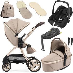 Egg Travel Systems Cream Egg 3 Luxury Cabriofix i-Size Travel System - Feather