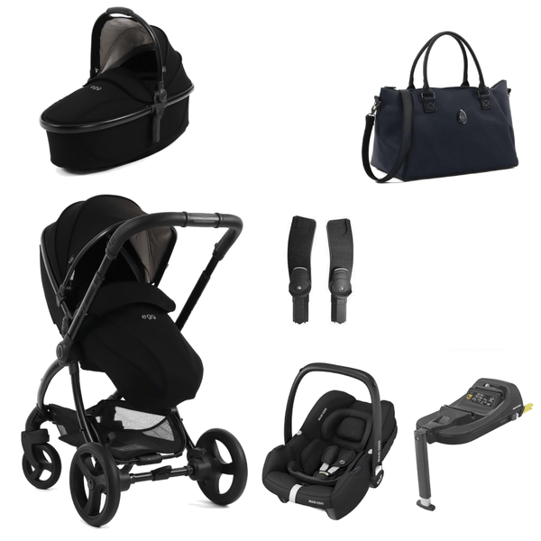 Egg Travel Systems Egg 3 Luxury Cabriofix i-Size Travel System - Black Edition