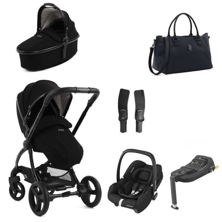 Egg Travel Systems Egg 3 Luxury Cabriofix i-Size Travel System - Black Edition