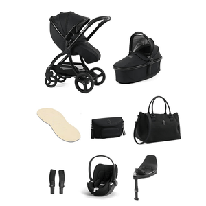 Egg Travel Systems Egg 3 Luxury Cloud T i-Size Travel System - Houndstooth Black