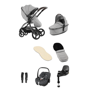 Egg Travel Systems Egg 3 Luxury Pebble 360 PRO 2 Travel System - Glacier/Twillic Graphite