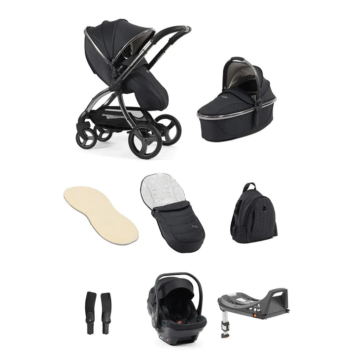 Egg Travel Systems Egg 3 Luxury Shell i-Size Travel System - Carbonite