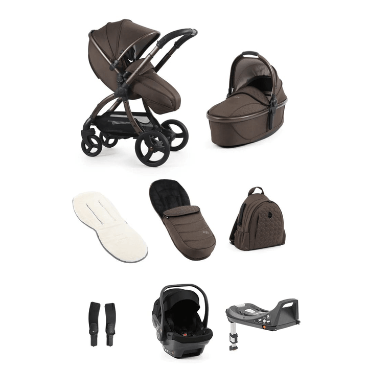 Egg Travel Systems Egg 3 Luxury Shell i-Size Travel System - Chocolate Velvet