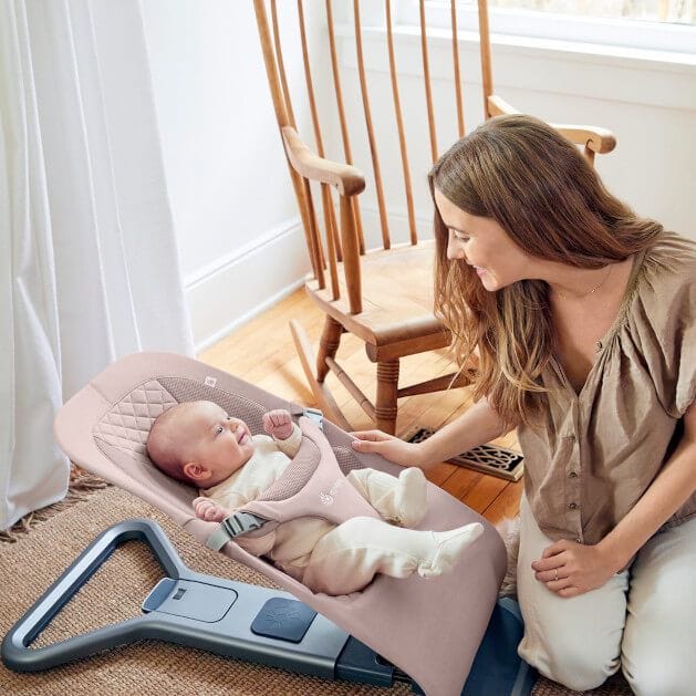 Ergobaby Baby Bouncers & Rockers Ergobaby Evolve Bouncer - Blush Pink