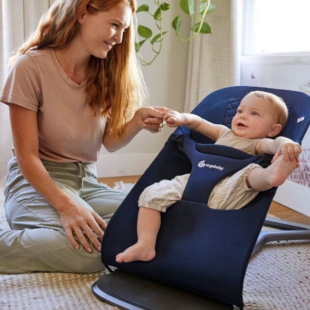 Ergobaby Baby Bouncers & Rockers Ergobaby Evolve Bouncer - Midnight Blue