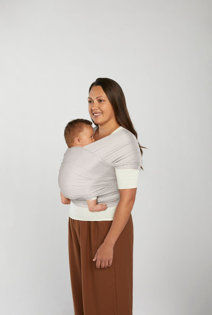 Ergobaby Baby Carriers Ergobaby Aura Mesh Baby Wrap - Soft Grey