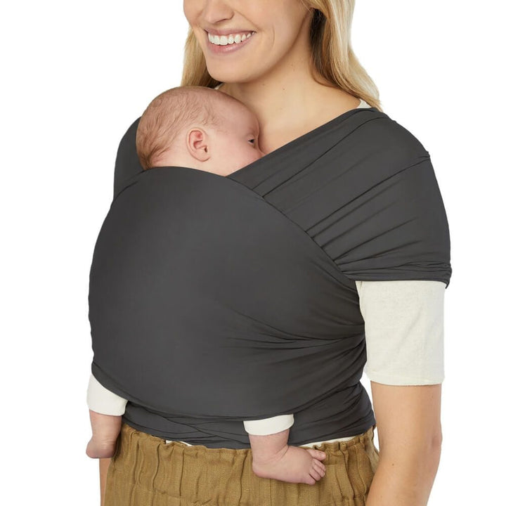 Ergobaby Baby Carriers Ergobaby Aura Soft Knit Baby Wrap - Soft Black