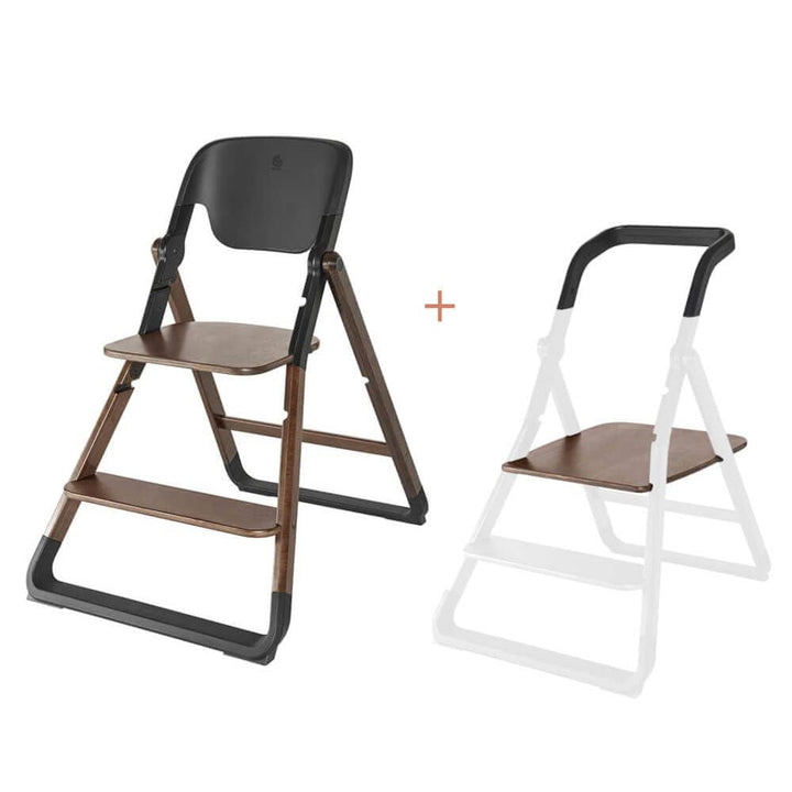 Ergobaby highchairs Ergobaby Evolve Highchair with Kitchen Helper Set - Dark Wood