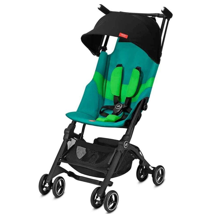 GB prams & pushchairs GB Pockit Plus All-Terrain Stroller with Raincover and Adapter - Laguna Blue