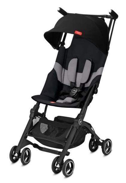 GB prams & pushchairs GB Pockit Plus All-Terrain Stroller with Raincover and Adapter - Velvet Black