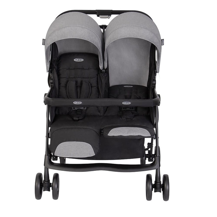 Graco double pushchairs Graco Duorider Double Pushchair With Raincover - Steeple Gray