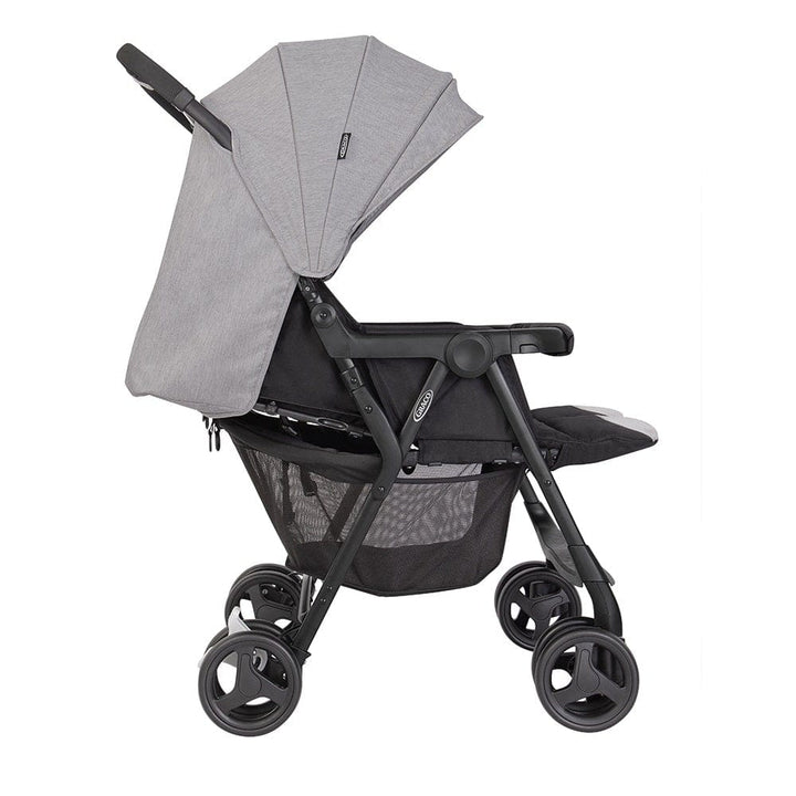 Graco double pushchairs Graco Duorider Double Pushchair With Raincover - Steeple Gray