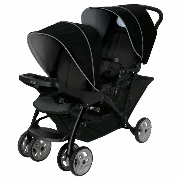 Graco Pushchairs Graco Stadium Duo Tandem Stroller - Black/Grey