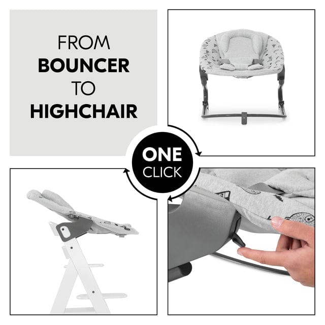 Hauck Bouncer Hauck Alpha Bouncer Premium - Nordic Grey