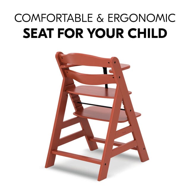Hauck Alpha+ Wooden Highchair Cork | Grow-Along Baby Chair