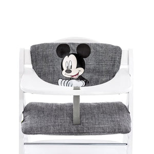 Hauck HIGHCHAIRS Hauck Highchair Pad Deluxe - Mickey Grey