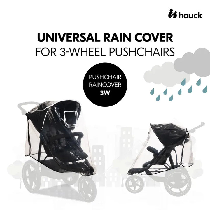 Hauck Raincovers Hauck Pushchair Raincover (3 Wheeler)